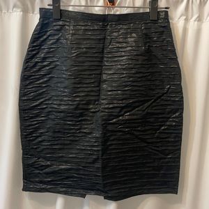 Dolce & Gabanna black metallic skirt